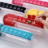 2-in-1 Water Bottle With Pill Box